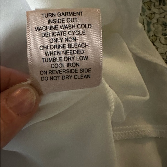 Philosophy White Dress Tank with Tiny gold dots Medium - Picture 7 of 8